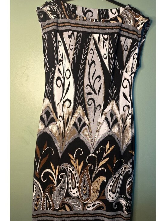 Carole Little Dresses & Skirts - Carole Little Paisley Dress Size 6 Knee Length Academia Office Old Money classic